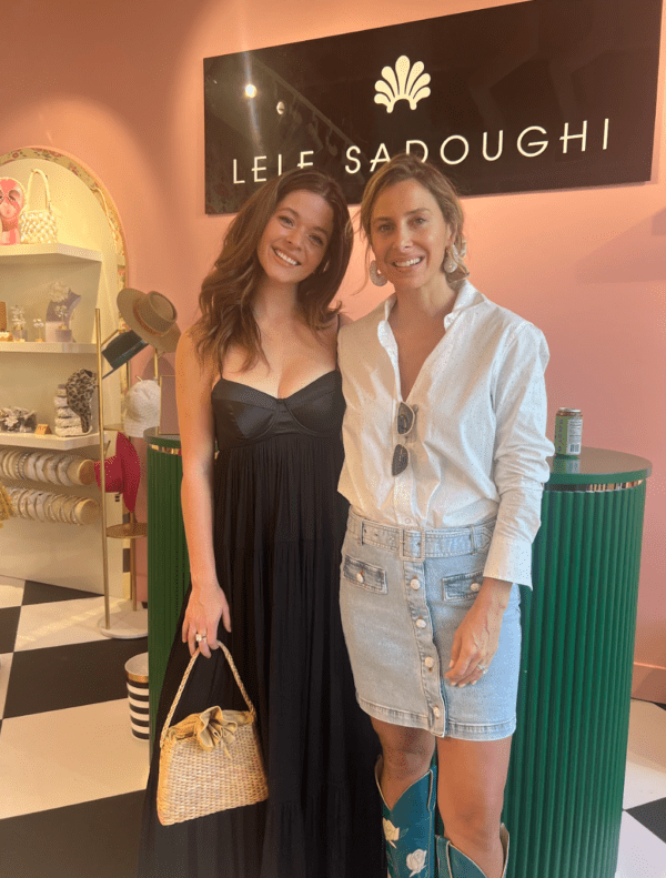 Lele sadoughi grand opening sasha pieterse