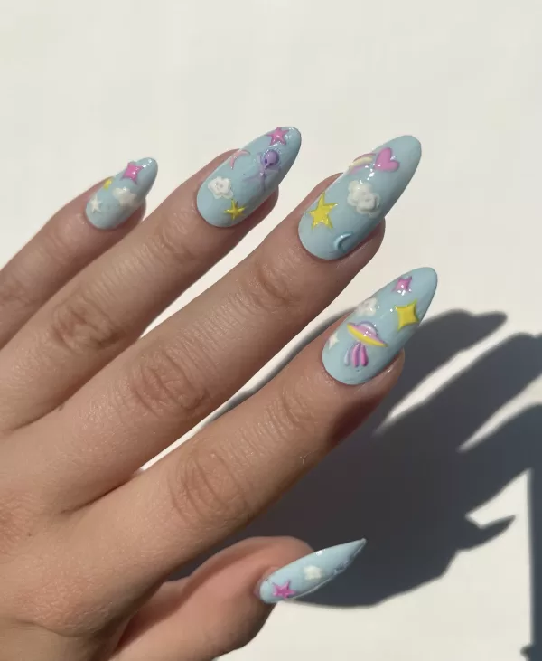 SPACED OUT - NAIL ART STICKERS